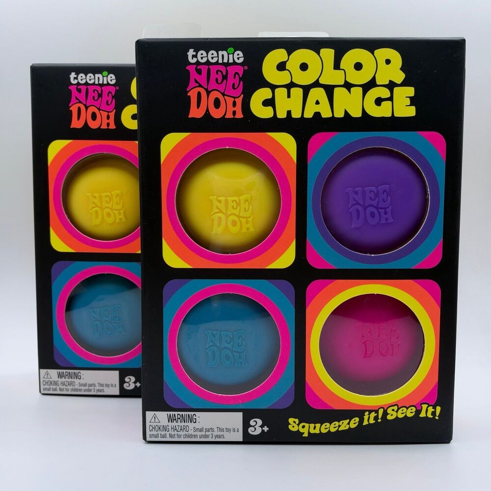Schylling - *TEENIE* NeeDoh: Color Change (2 Boxes Per Order) Viral Sensory Toy